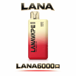 LANA 6000口拋棄式電子煙 Mesh網芯爆汁口感 3%丁鹽順滑擊喉 Type-C快充 550mAh長效續航 8ml巨量裝 CP值天花板 台灣現貨秒發