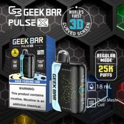 【買5贈1】GEEK BAR 星空系列 25000口拋棄式機皇 首創「3D 曲面全螢幕」視覺炸裂 18ml 巨量裝 5%尼古丁鹽強勁擊喉 台灣現貨