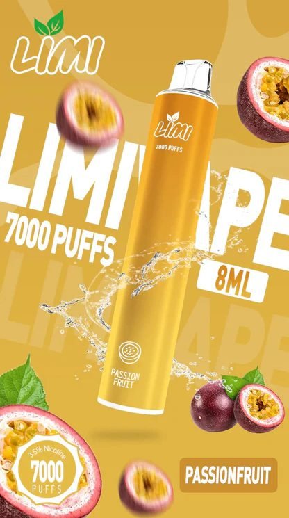 LIMI 7000 拋棄式電子煙 3.5% 尼古丁鹽強勁擊喉 冰感水果系列清涼入喉 吸氣發光 LED燈條 650mAh可充電 台灣現貨秒發:圖片 14