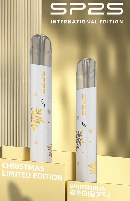 SP2S 聖誕限定 國際版主機 奢華「鹿頭雪花立體浮雕」工藝 幻彩LED呼吸燈 Type-C 閃充 一代煙彈完美兼容 台灣現貨秒發免等:圖片 5