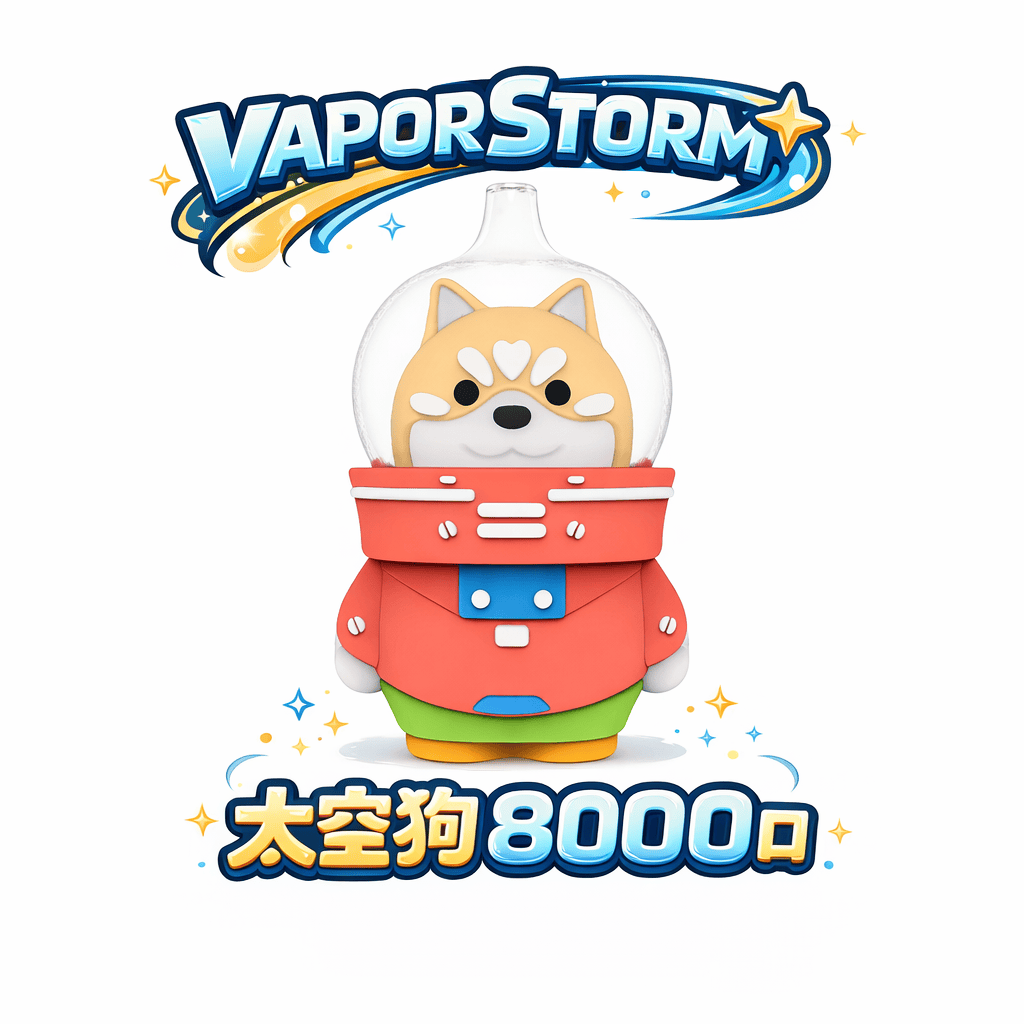 太空狗 VAPOR STORM 8000口拋棄式 多口味可愛款造型設計 12ml 巨量裝大容量 可充電續航 台灣現貨 秒發不用等