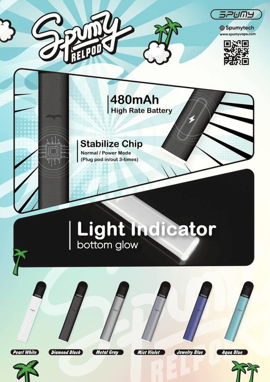 【SPUMY 冰熊】五代通用主機 480mAh 超大電量快充 雙檔功率調節精準控溫 智能呼吸顯示燈(通用 四代 / 五代 / 六代煙彈 台灣現貨秒發):圖片 2